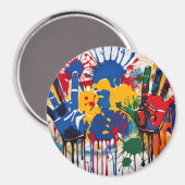 Your Childs Artwork One Of A Kind Personalized Magnet (Vorderseite/Rückseite)