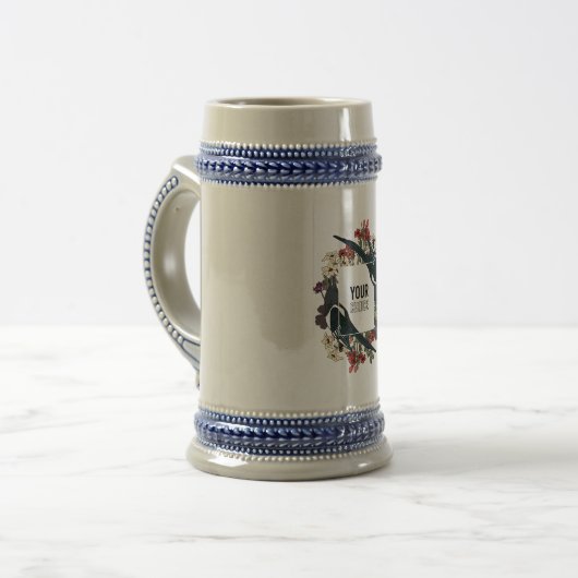 your choice an amazing design bierglas (Vorderseite Links)