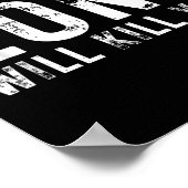 Your Comfort Zone Will Kill You Gym Motivational Y Poster (Ecke)