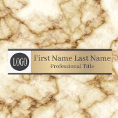 Your Company Logo Office Door Sign Faux Gold Türschild