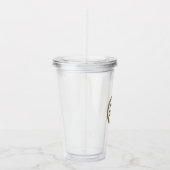 Your Custom Logo Acrylic Tumbler and Straw Acryltrinkbecher (Rechts)