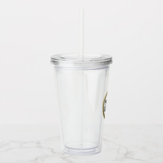 Your Custom Logo Acrylic Tumbler and Straw Acryltrinkbecher (Rechts)