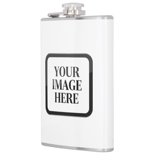 Your Custom Memory - Personalized Photo Placeholde Flachmann (Links)