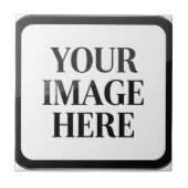 Your Custom Memory - Personalized Photo Placeholde Fliese (Vorderseite)
