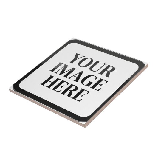Your Custom Memory - Personalized Photo Placeholde Fliese (Seite)
