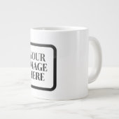 Your Custom Memory - Personalized Photo Placeholde Jumbo-Tasse (Vorderseite Rechts)