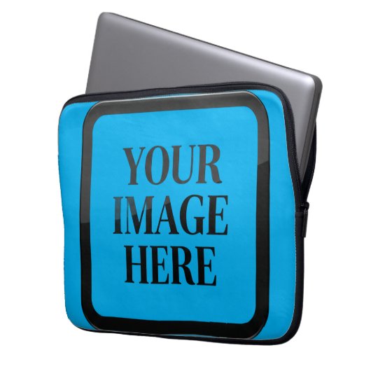 Your Custom Memory - Personalized Photo Placeholde Laptopschutzhülle (Vorderseite Links)