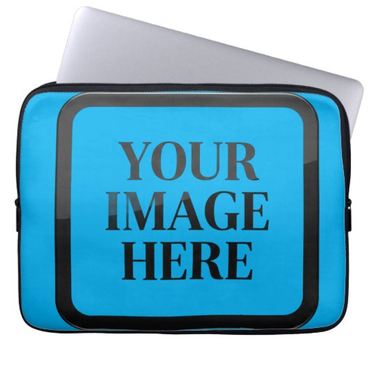 Your Custom Memory - Personalized Photo Placeholde Laptopschutzhülle (Vorderseite)