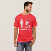 Your Dad My Dad Funny Father Music Guitar Player M T-Shirt (Vorne ganz)