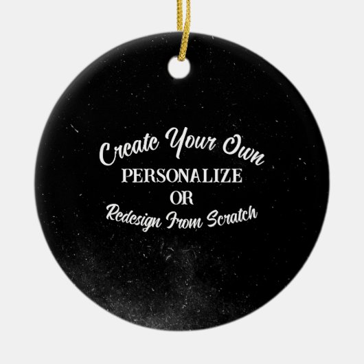 Your Design Here - Create Your Own Keramik Ornament (Vorne)