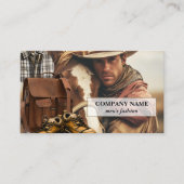 Your Design Men's Fashion Retail Visitenkarte (Vorderseite)