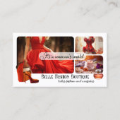 Your Design Women's Fashion Retail Visitenkarte (Vorderseite)