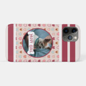 Your Dog Photo Valentine Heart iPhone 11 Pro Case (Rückseite (Horizontal))