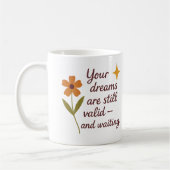 Your dreams are still valid and waiting - Mug Kaffeetasse (Links)