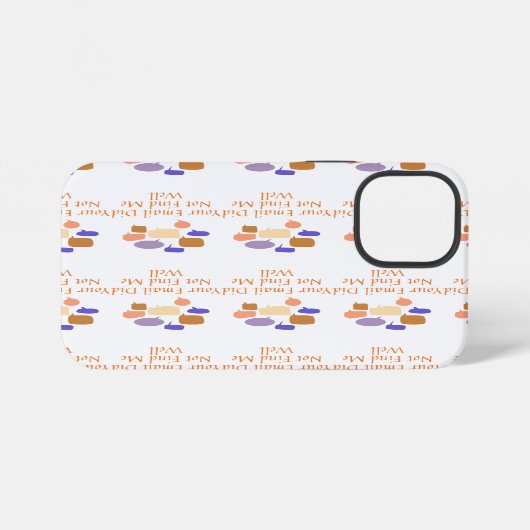 Your Email Did Not Find Me Well iPhone Hülle (Rückseite (Horizontal))