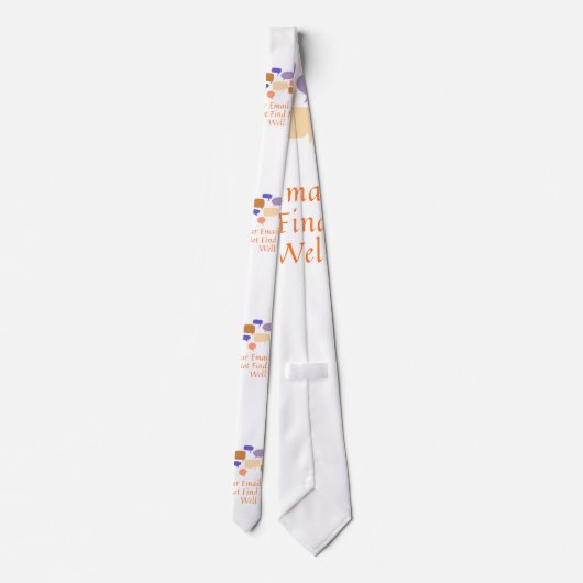 Your Email Did Not Find Me Well Krawatte (Rückseite)