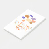 Your Email Did Not Find Me Well Post-it Klebezettel (angewinkelt)