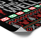Your Email Did Not Find Me Well Ugly Christmas Off Poster (Ecke)