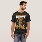 Your Escape Route Is My Way To Work I Firefighter T-Shirt (Vorne ganz)