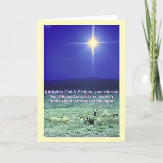 Your eternal word (Bethlehem) Feiertagskarte