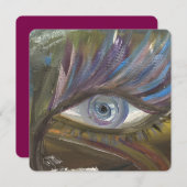 your eye is the mirror of your soul einladung (Vorne/Hinten)