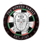 Your Face Here Dartboard Dartscheibe (vorne)