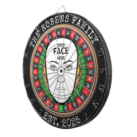Your Face Here Dartboard Dartscheibe (Vorderseite rechts)