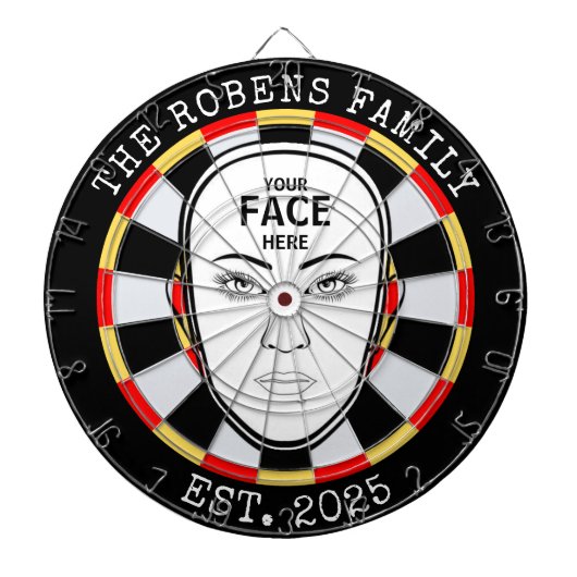 Your Face Here Dartboard Dartscheibe (vorne)