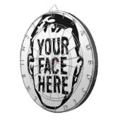 Your Face Here Dartboard Dartscheibe (Vorderseite rechts)