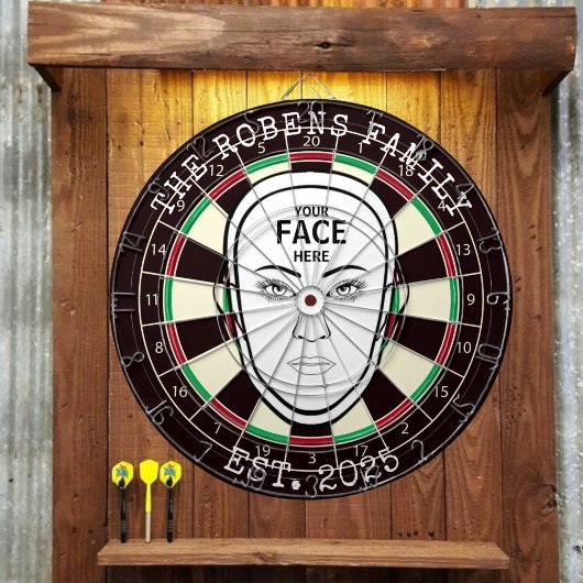 Your Face Here Dartboard Dartscheibe