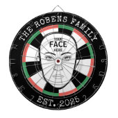 Your Face Here Dartboard Dartscheibe (vorne)
