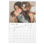 Your Family Photo Month By Month Personalized Kalender (Jan 2027)