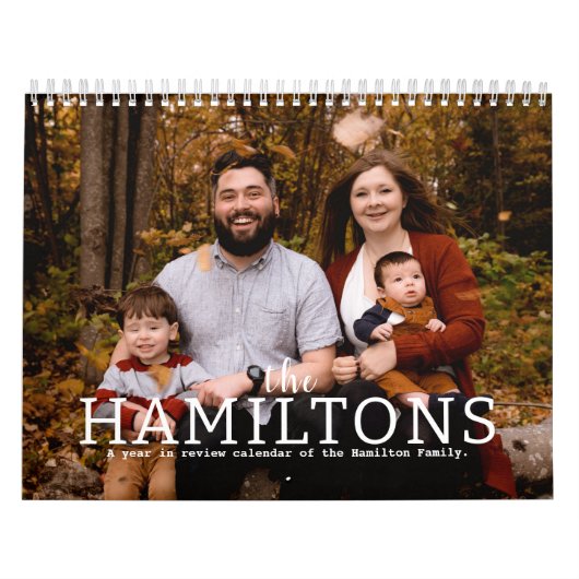 Your Family Photo Month By Month Personalized Kalender (Titelbild)