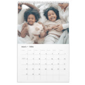 Your Family Photo Month By Month Personalized Kalender (Mär 2026)