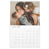 Your Family Photo Month By Month Personalized Kalender (Jan 2026)