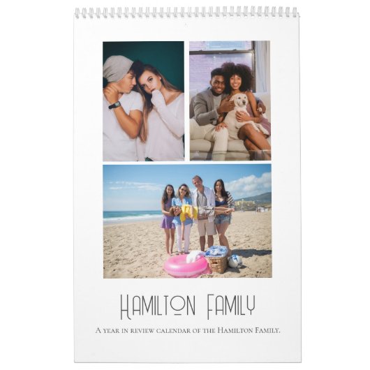 Your Family Photo Month By Month Personalized Kalender (Titelbild)