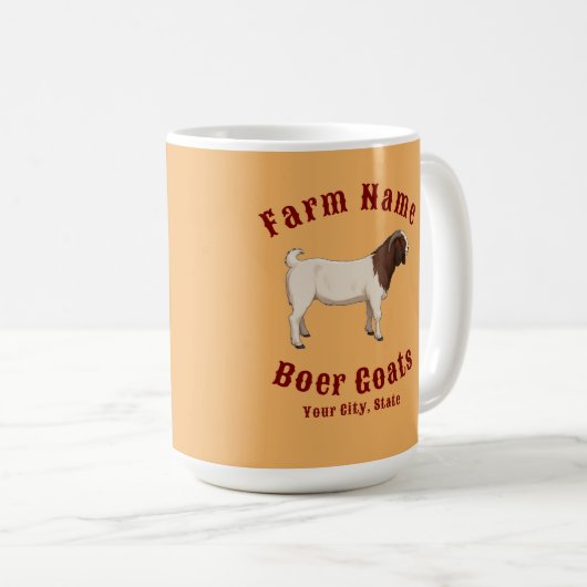 Your Farm Boer Goats Kaffeetasse (VorderseiteRechts)
