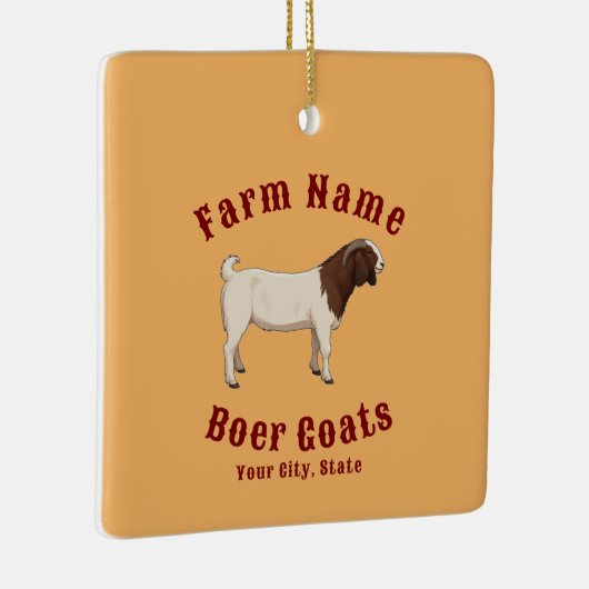 Your Farm Boer Goats Keramikornament (Rechts)