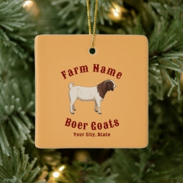 Your Farm Boer Goats Keramikornament