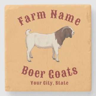 Your Farm Boer Goats Steinuntersetzer