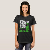 Your Feelings Are Valid Emotional Wellness Quote T-Shirt (Vorne ganz)