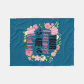 Your Feelings Are Valid Mental Health People With  Fleecedecke (Vorderseite (Horizontal))