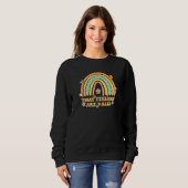 Your Feelings Are Valid Retro Rainbow Mental Healt Sweatshirt (Vorne ganz)
