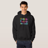 Your Feelings Are Valid Tie Dye Mental Health Awar Hoodie (Vorne ganz)
