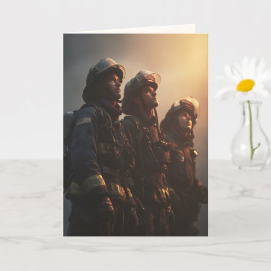 "Your Fire Lives On" Sympathy Karte (Kleine Pflanze)