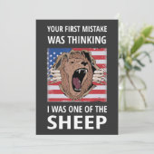 Your First Mistake Was Thinking I Was One Of The S Einladung (Stehend Vorderseite)