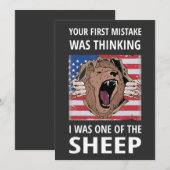 Your First Mistake Was Thinking I Was One Of The S Einladung (Vorne/Hinten)