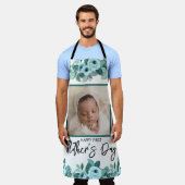 Your First Mother's Day Rose Greenery Photo Schürze (Getragen)