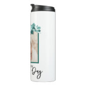 Your First Mother's Day Rose Greenery Thermosbecher (Nach rechts gedreht)