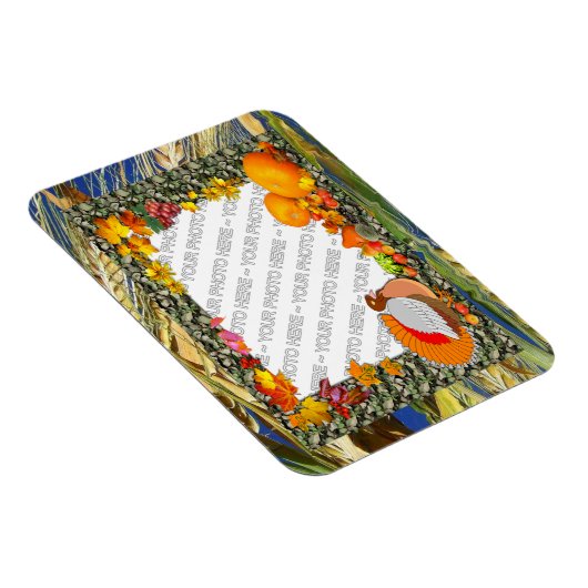 Your Foto: Fall Turkey Magnet (Rechte Seite)